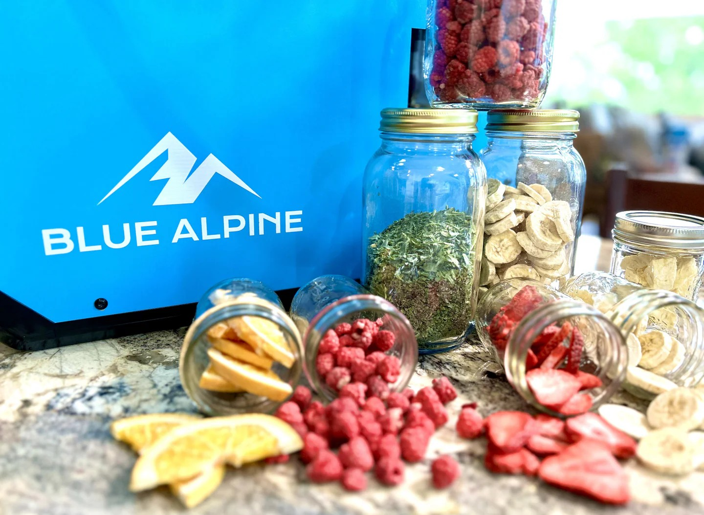 Blue alpine freeze dryer